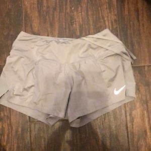 grey nike running shorts